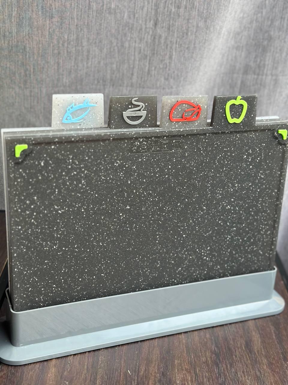 Набор досок кухонных Maestro MR-1787G 5 пр. серый (25253575)