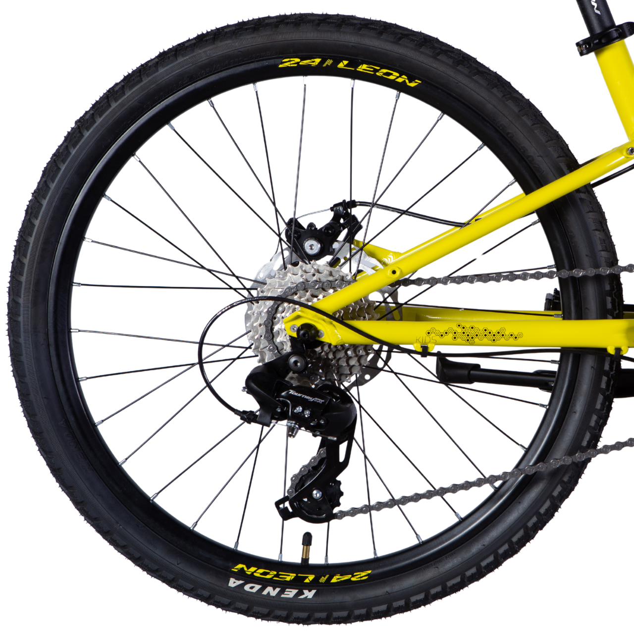 Велосипед подростковый Leon SUPER JUNIOR DD CS AL 24" 12" 2025 Желтый/Черный - фото 5 Велосипед подростковый Leon SUPER JUNIOR DD CS AL 24" 12" 2025 Желтый/Черный - фото 5