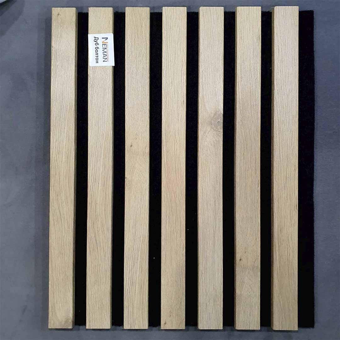 Панель стеновая акустическая реечная Neman 2780х300 мм Дуб Болтон Панель стеновая акустическая реечная Neman 2780х300 мм Дуб Болтон