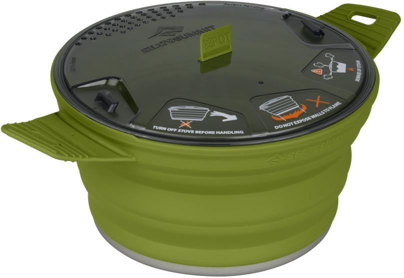 Кастрюля с крышкой Sea to Summit X-Pot 2,8 л Olive (AXPOT2.8OL)