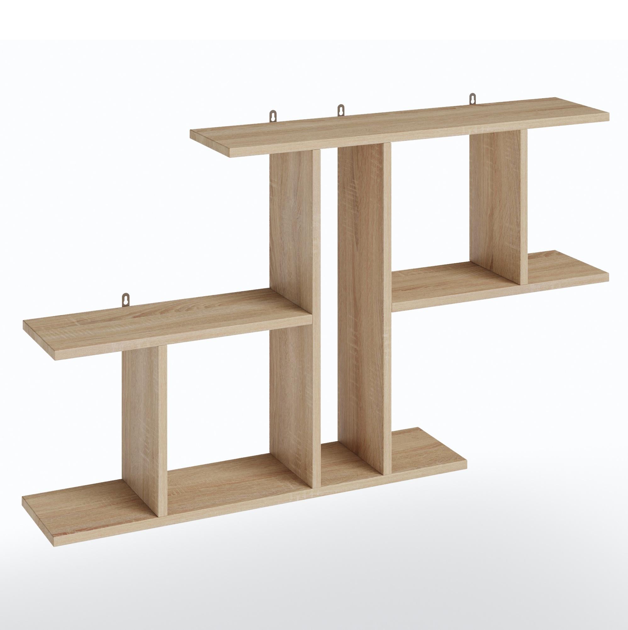 Полиця настінна для книг та декору 1048x600x180 мм Дуб сонома (mt-8-sn)