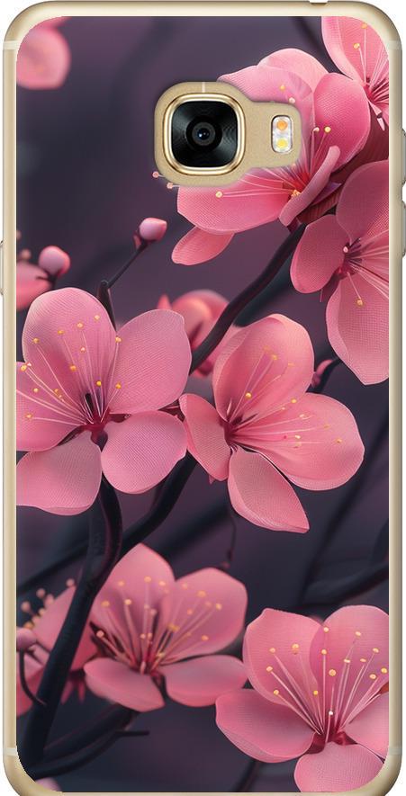 Чохол на Samsung Galaxy C5 C5000 Пурпурова сакура (6075t-301-42517) Чохол на Samsung Galaxy C5 C5000 Пурпурова сакура (6075t-301-42517)
