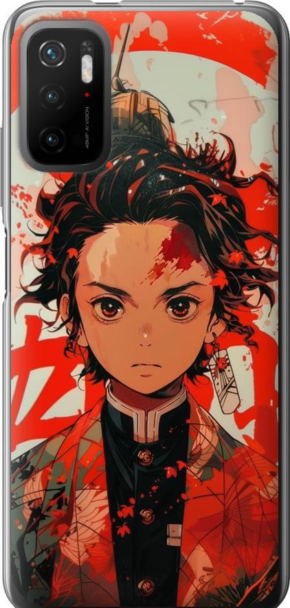 Чехол на Xiaomi Redmi Note 10 5G Тандзиро Камадо (6131t-2556-42517)