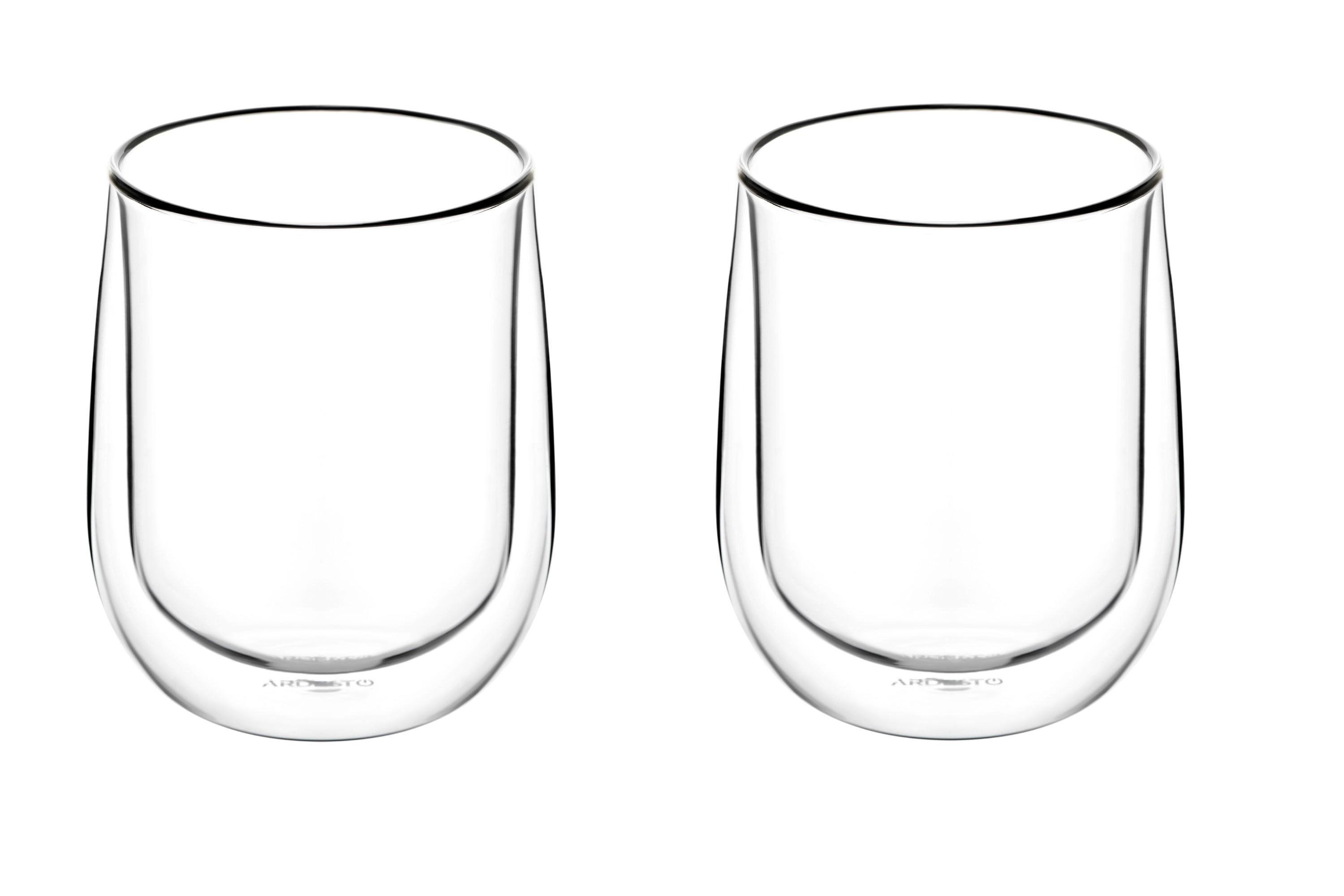 Набор чашек с двойными стенками Ardesto AR2636BR 360 мл 2 шт. Прозрачный (7a690806)