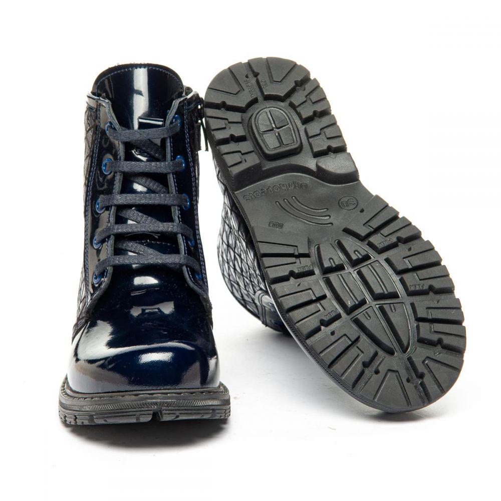 Ботинки Theо Leo 1360 для девочек р. 33 21,5 см Синий - фото 5 Ботинки Theо Leo 1360 для девочек р. 33 21,5 см Синий - фото 5