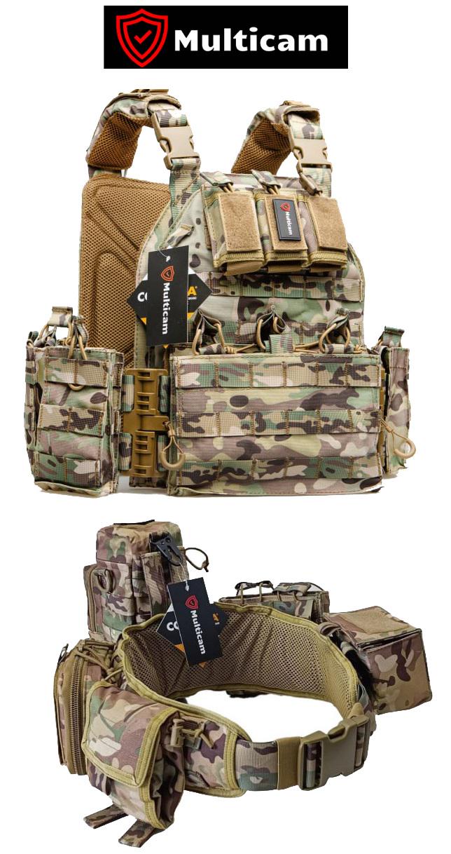 Плитоноска з РПС MULTICAM X370 360 Molle Cordura 1000D Мультикам - фото 15