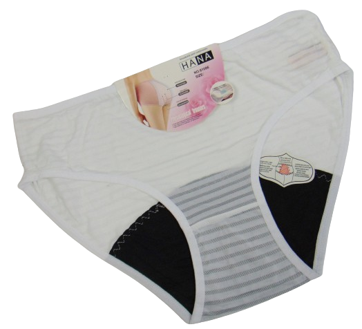 Трусы для критических дней Hana 81086 непромокаемые M Белый