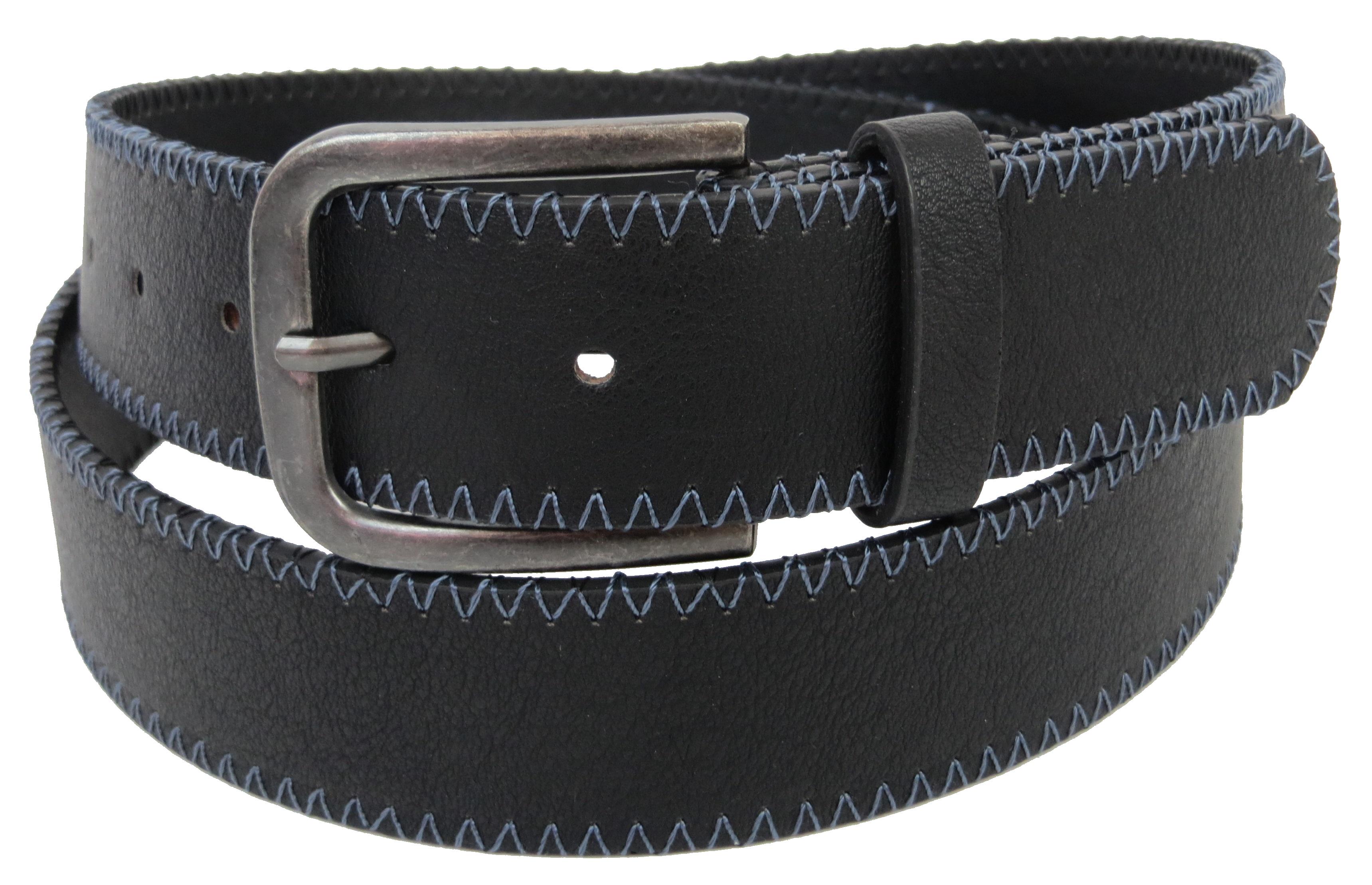 Чоловічий ремінь C&A зі штучної шкіри Чорний (2066010)