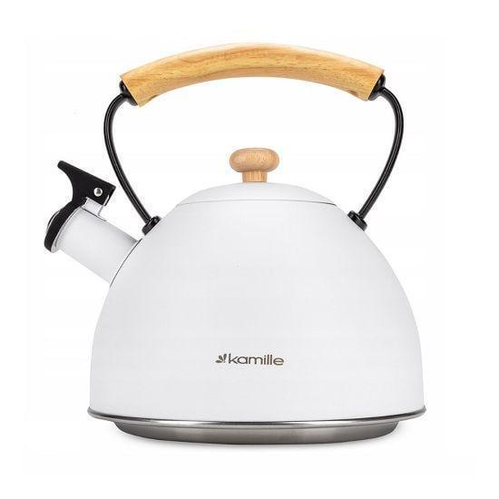 Чайник со свистком Kamille KM-0857 из нержавеющей стали 2,5 л (2351446738)