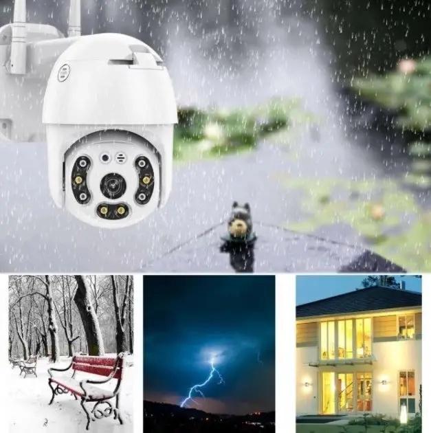 Камера видеонаблюдени уличная IP 4G SIM Y8 под сим карту поворотная Rangecam WIFI 360° 2.0mp датчик движения - фото 7
