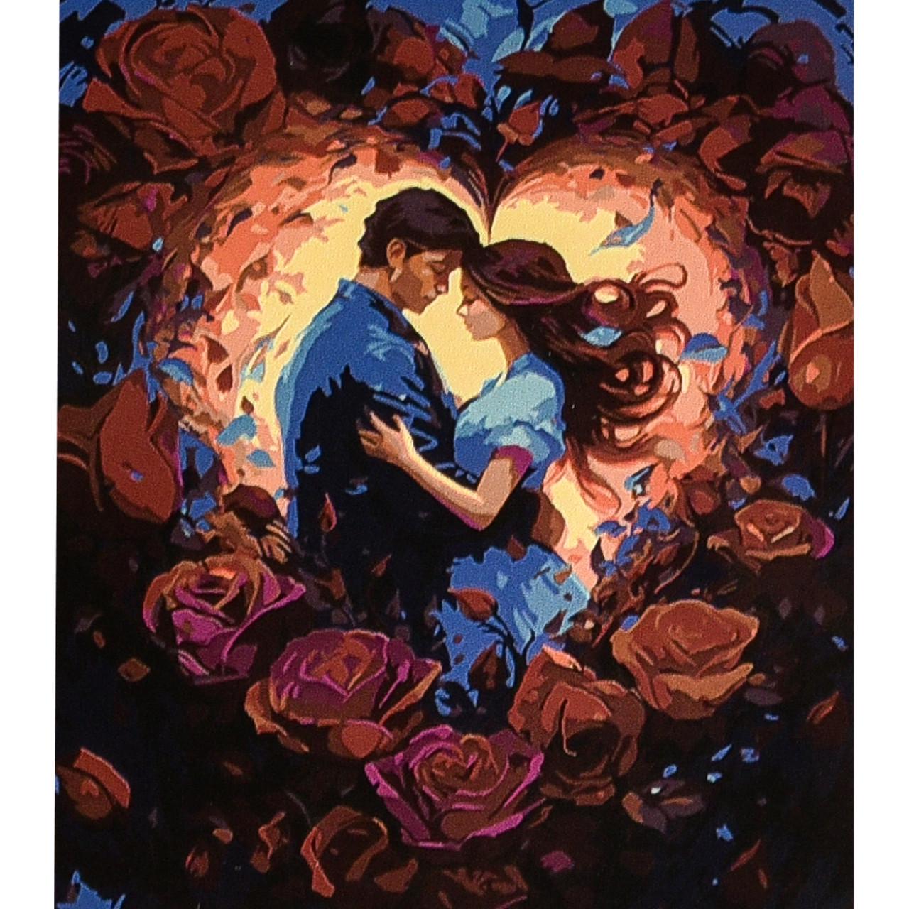 Картина по номерам Strateg Премиум Любовь 30х40 см (SS1214)