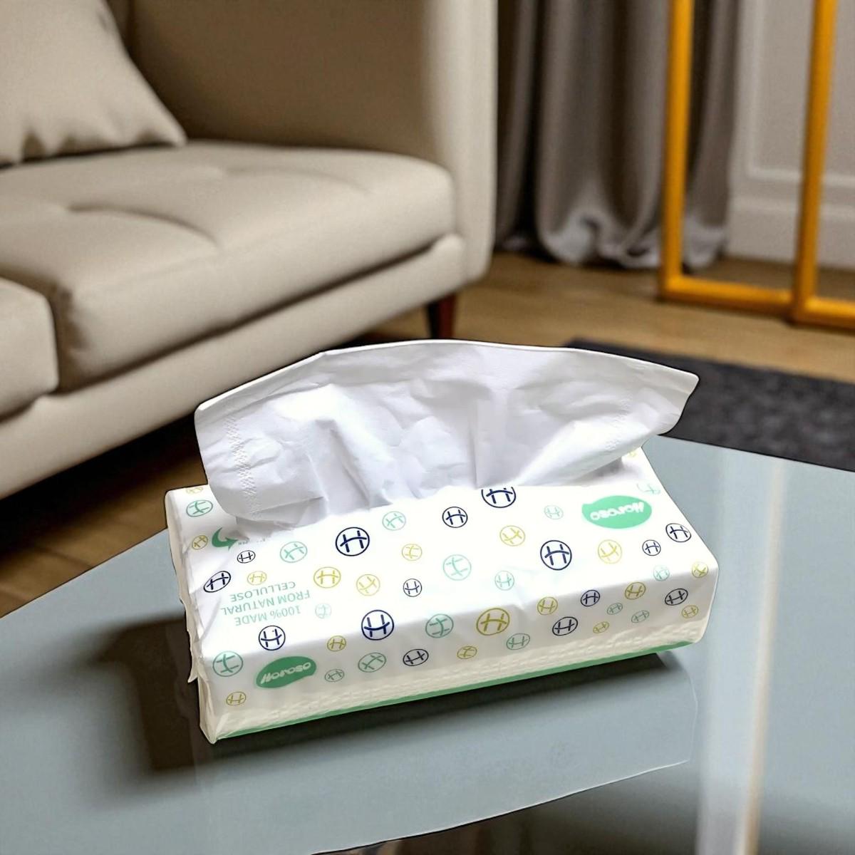 Упаковка салфеток бумажных Horoso 3 слоя 450 листов (HR-04) - фото 2