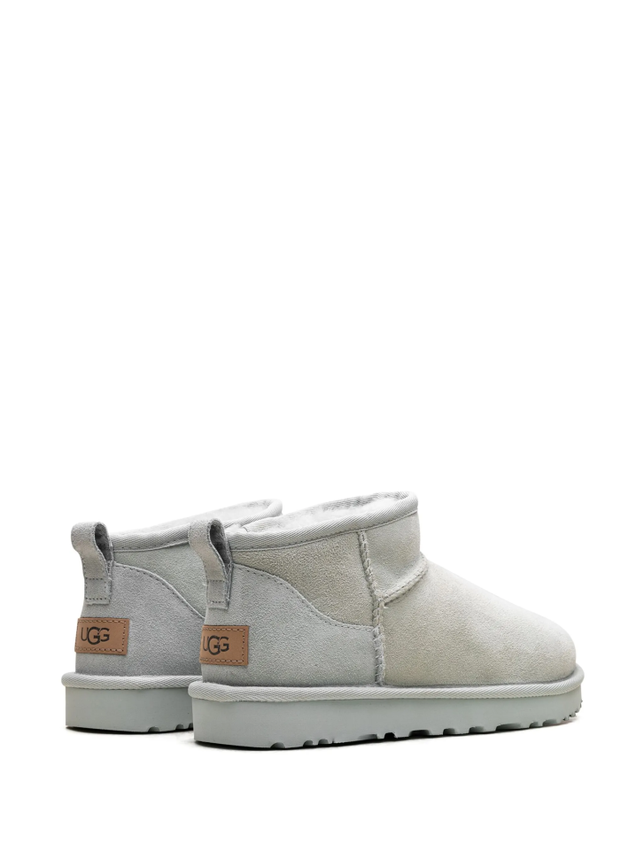 Уги женские UGG Classic Ultra Mini р. 36 Light Grey Suede (12089) - фото 4