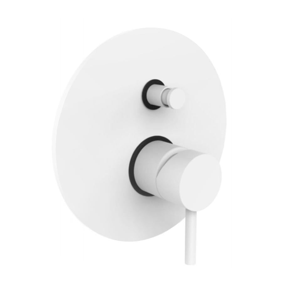 Смеситель скрытого монтажа PAFFONI Light LIG015BO с переключателем Белый (143698)