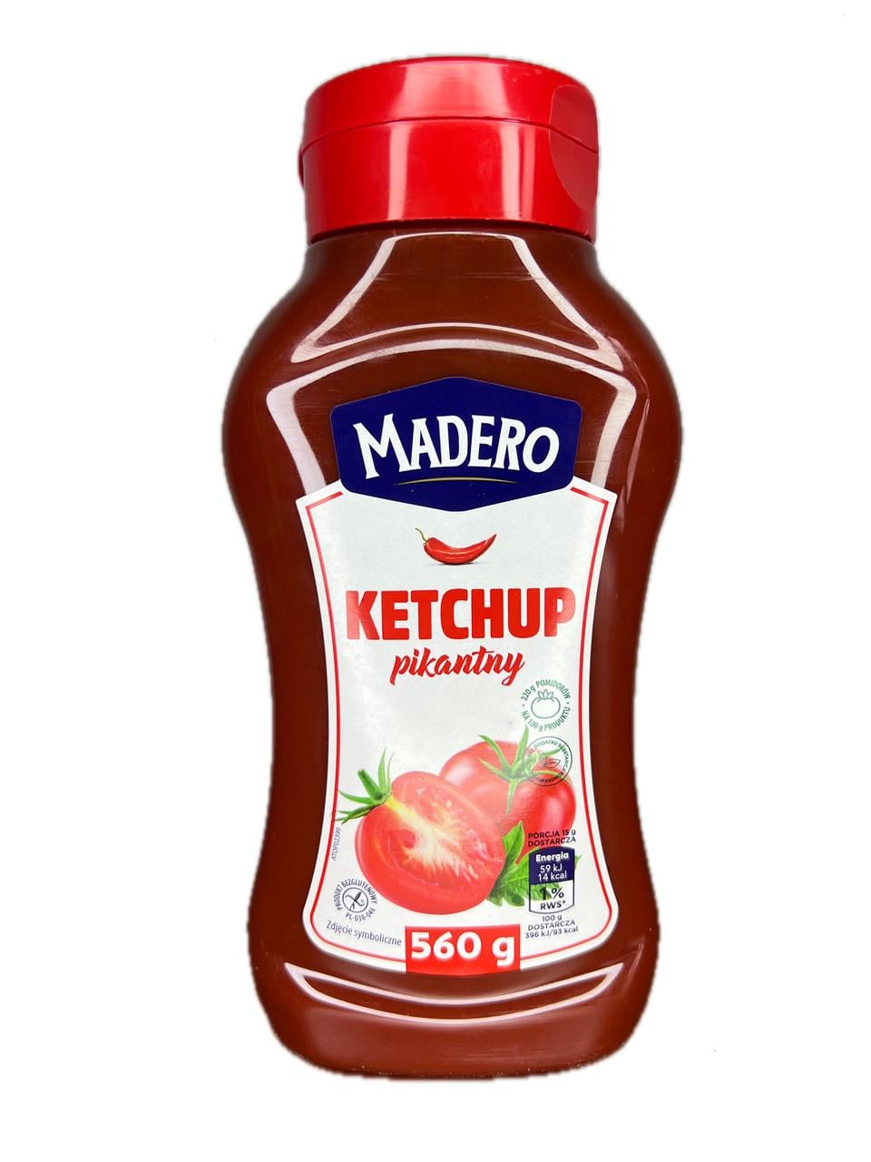 Кетчуп Madero пикантный 560 г (5901713012692)