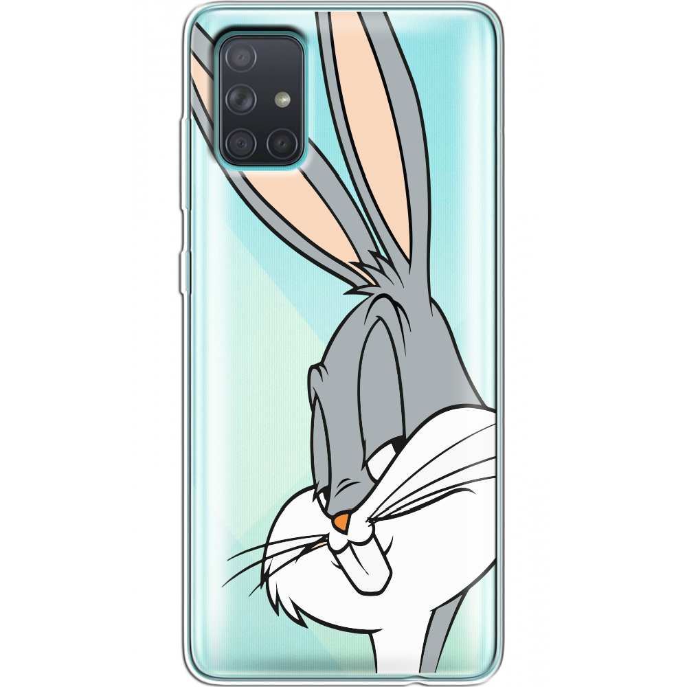 Чехол BoxFace Samsung A715 Galaxy A71 Lucky Rabbit Прозрачный силикон (38850-bk81-38850)