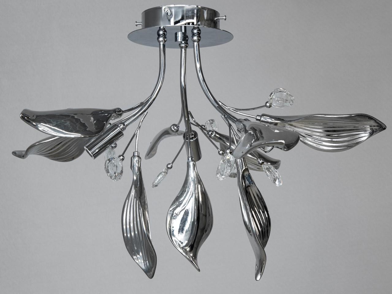 Люстра подвес EcoLed Loft 7229-3C HR Серебрянный Люстра подвес EcoLed Loft 7229-3C HR Серебрянный