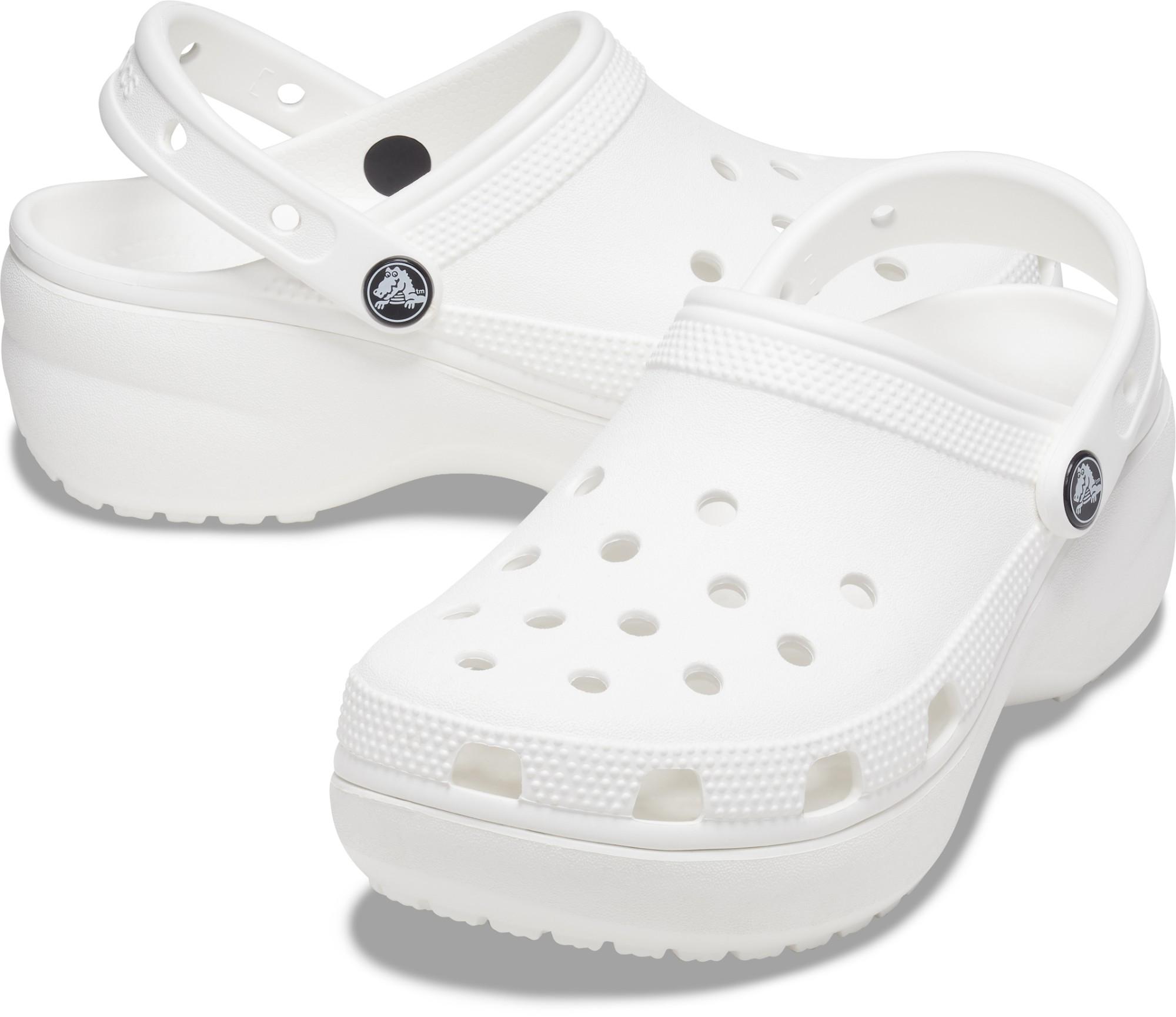 Сабо Crocs Classic Platform Clog M7W9 р. 39 White (1008879) - фото 3