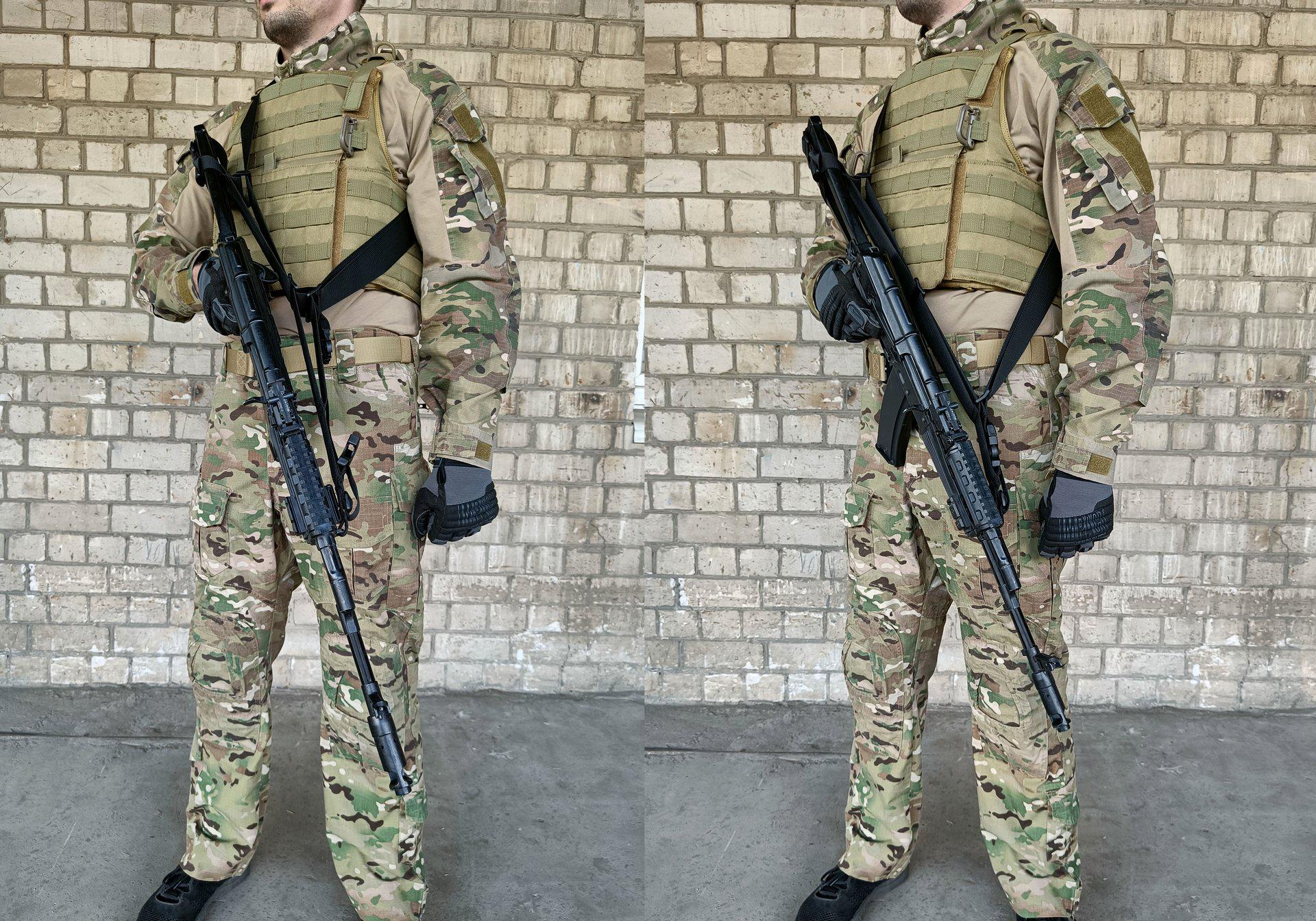 Ремінь збройовий EF1410 3-point Чорний (8010) - фото 3 Ремінь збройовий EF1410 3-point Чорний (8010) - фото 3