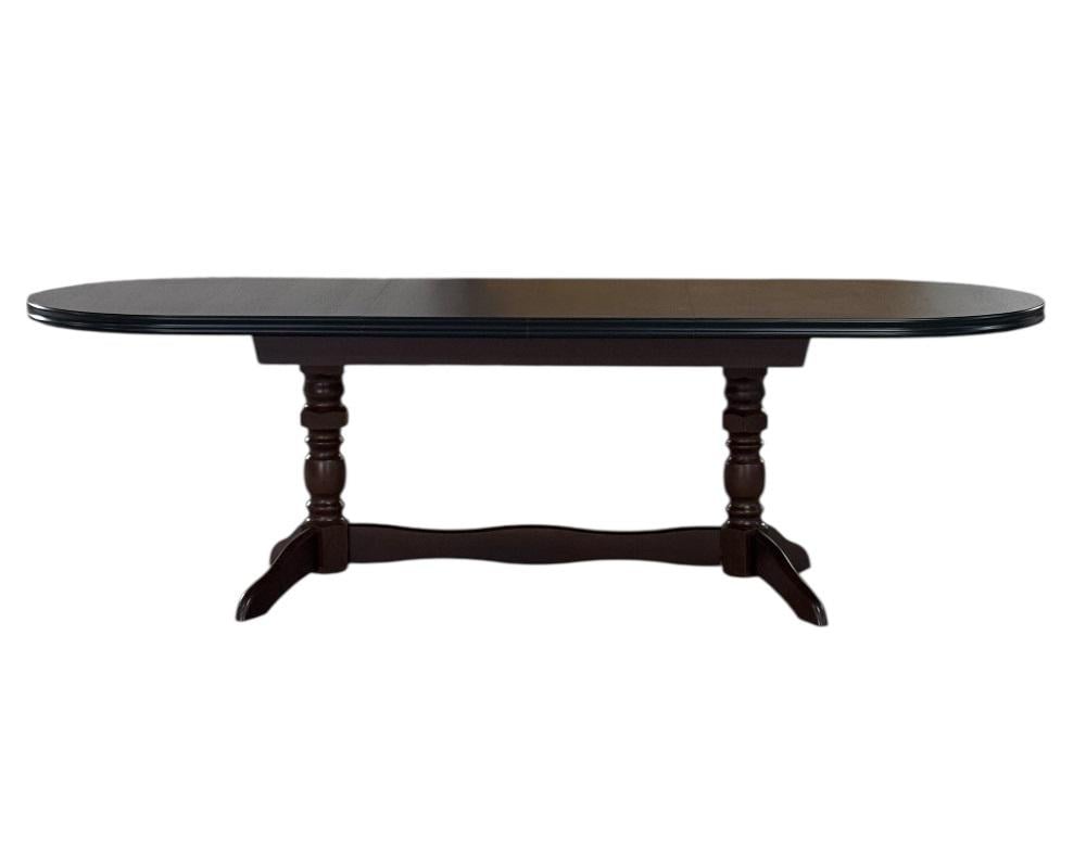 Обеденный стол раскладной овальный Скиф СТ-14 180х90/220х90/260х90 см Орех (26577888) - фото 6 Обеденный стол раскладной овальный Скиф СТ-14 180х90/220х90/260х90 см Орех (26577888) - фото 6