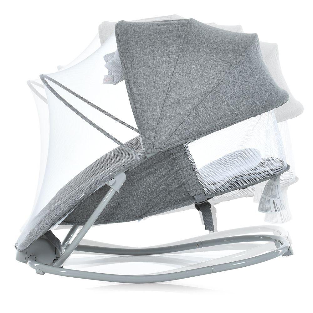 Заколисуючий центр-шезлонг 4в1 Mastela 8112 із таймером/панеллю/додатком для керування (24209784) - фото 3