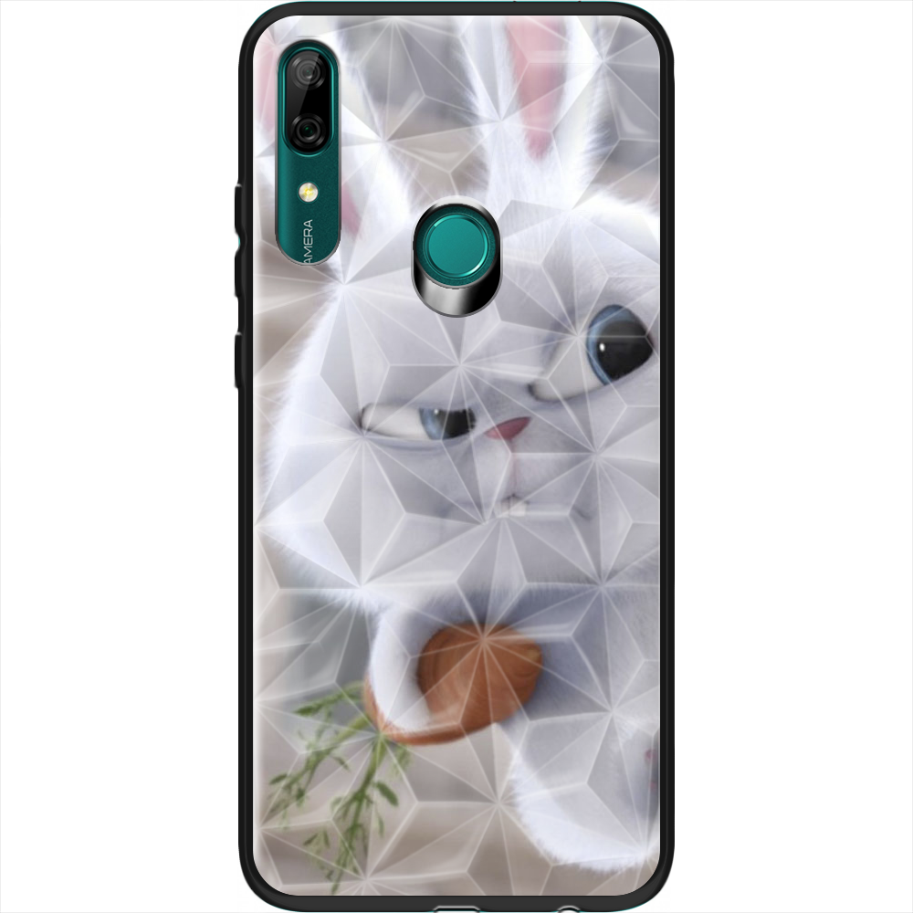 Чехол Boxface Huawei P Smart Z Rabbit Snowball Черный силикон с призмой (37381-up1116-37848)