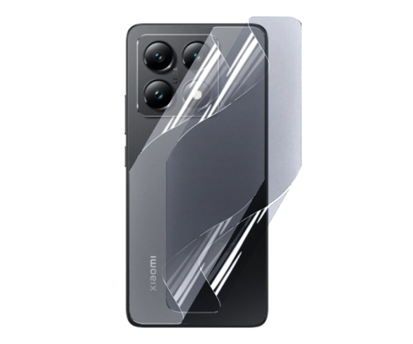 Противоударная гидрогелевая пленка Hydrogel Film для Xiaomi 14T на заднюю панель, Transparent