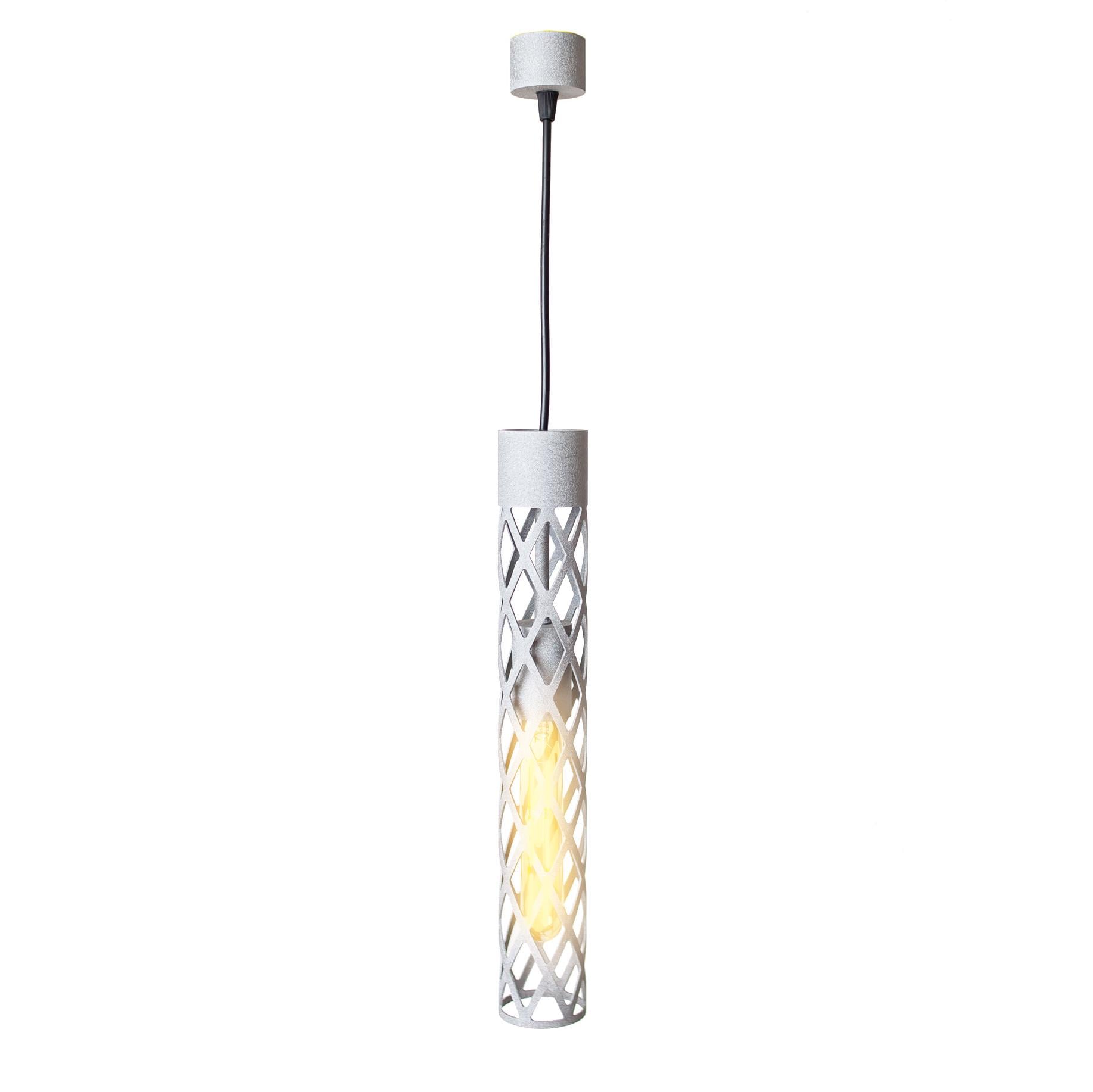 Светильник подвесной MSK ELECTRIC Flow MR 6041 GR в стиле лофт под лампу Е27 Серый