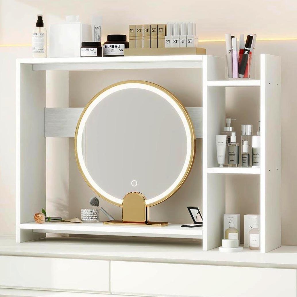 Полка-надстройка настольная из дерева Оренс зефир (АКД-014620)