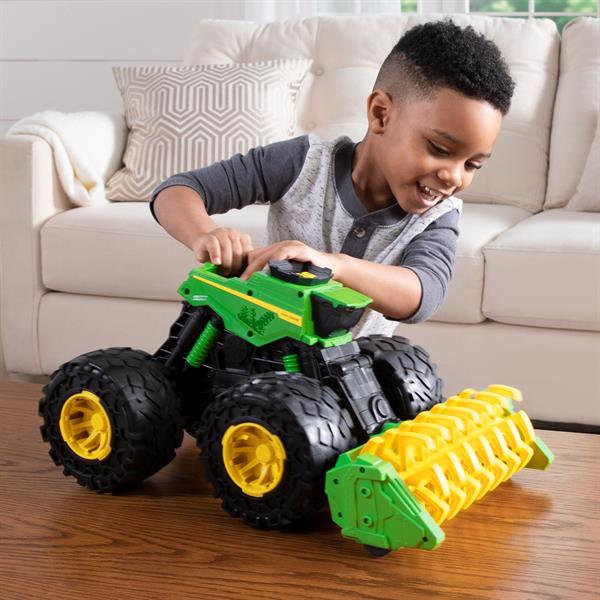 Игрушечный комбайн John Deere Kids Monster Treads с молотилкой и большими колесами (47329) - фото 8