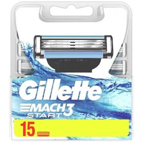 Сменные картриджи для бритья Gillette Mach 3 Start 12 шт. (603831)