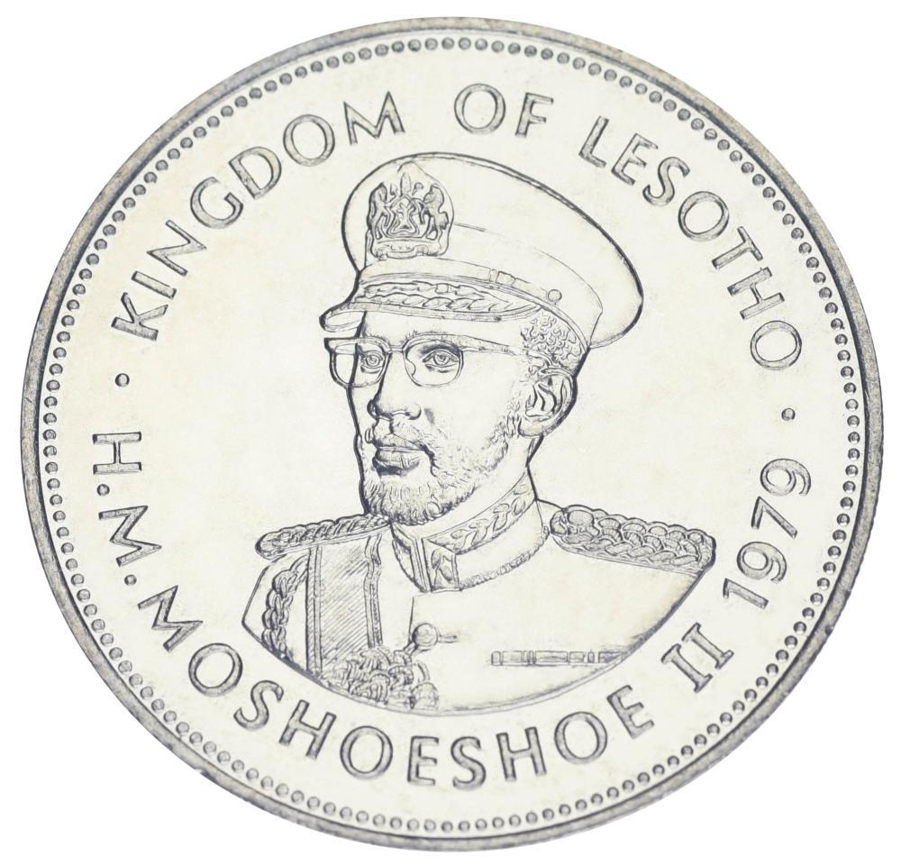 Коллекционная монета Лесото 1 лота 1979 UNC (М19355)