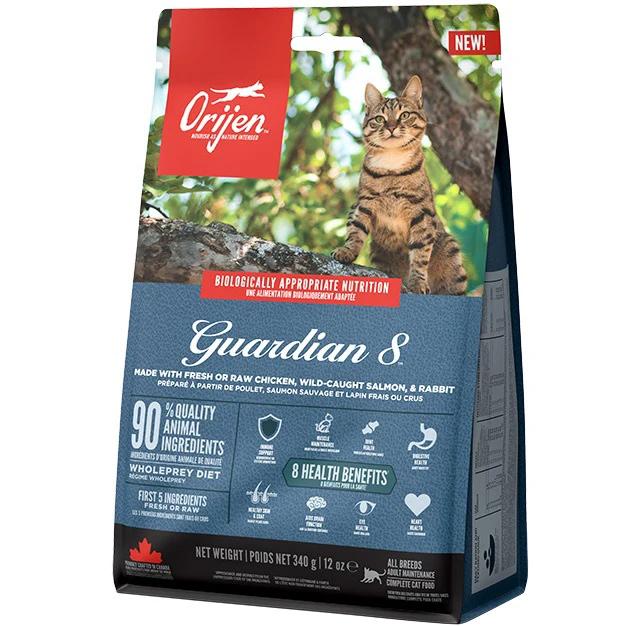 Корм сухой Orijen Cat Guardian 8 для кошек всех пород и возрастов курица/лосось/индейка/сельдь/макрель 340 г (o71889)
