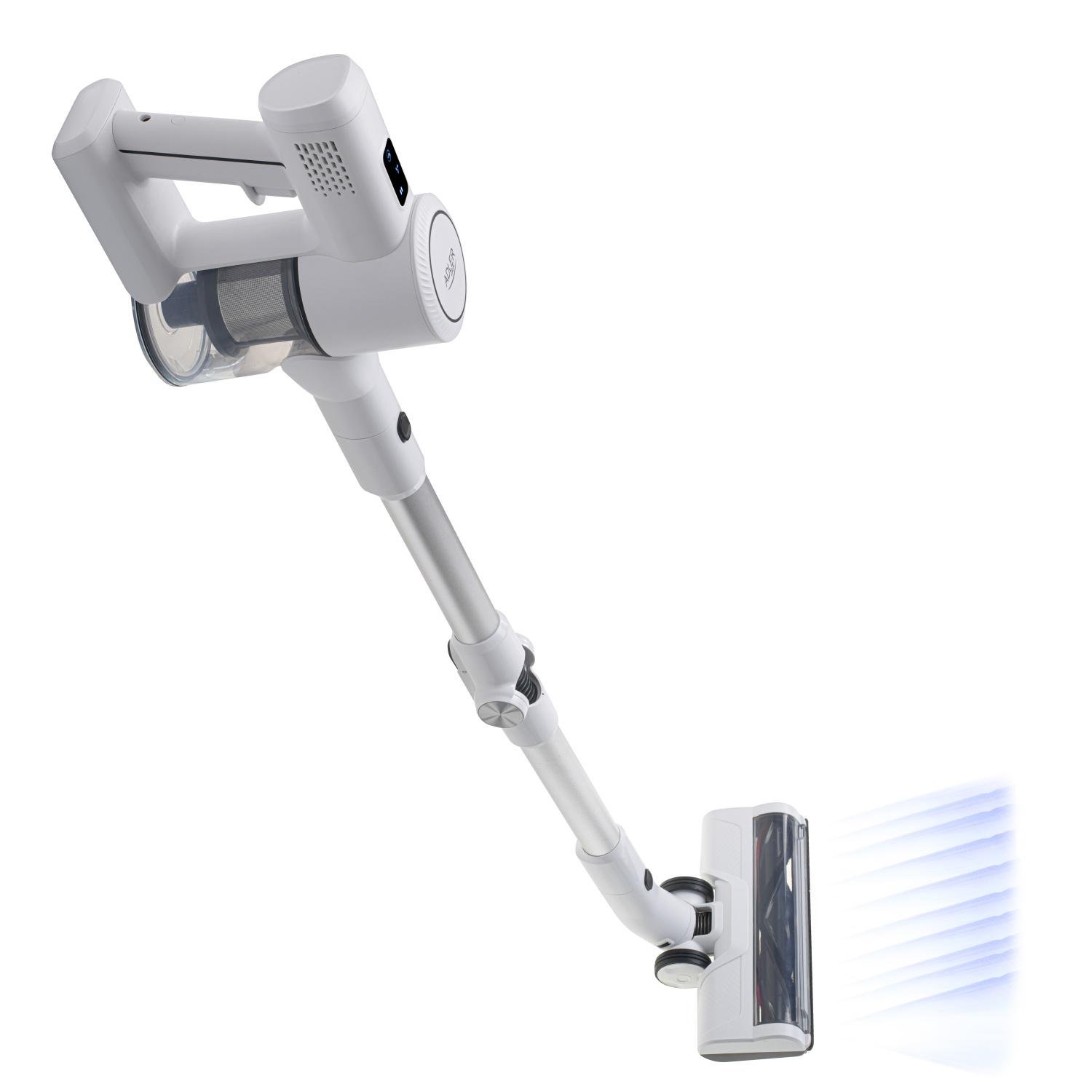 Пылесос беспроводной вертикальный Adler AD 7060 со светодиодной подсветкой 350 Вт Белый (29424463) - фото 3