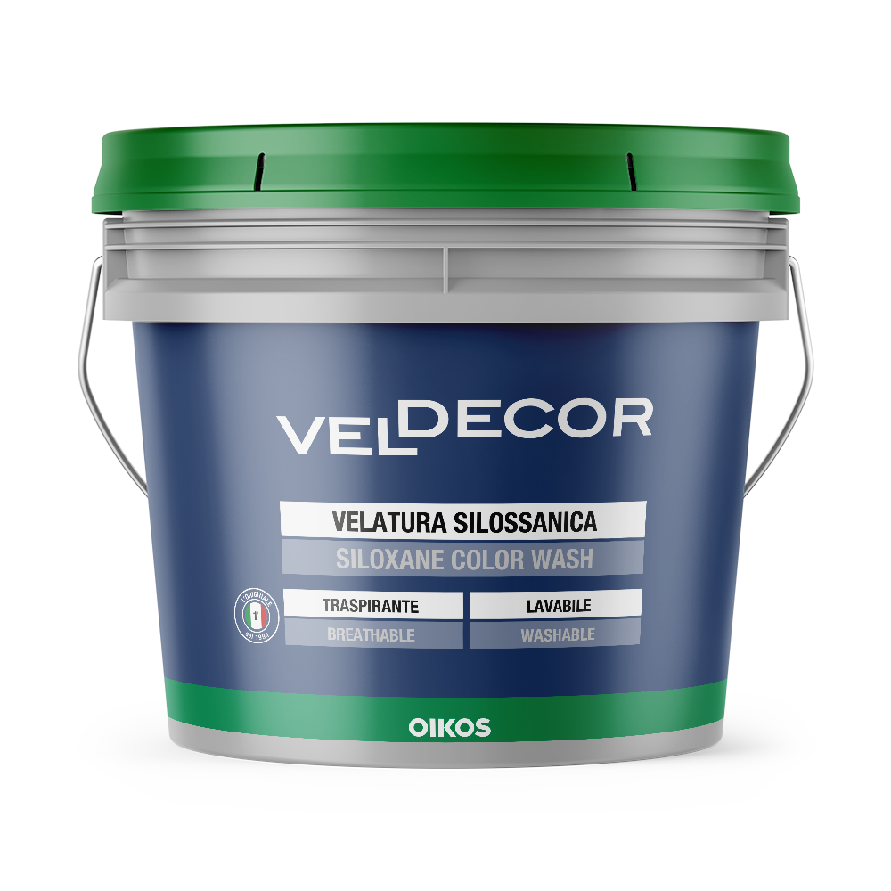 Фарба для фасадів силоксанова Oikos VELDECOR 14 л (2493479359)