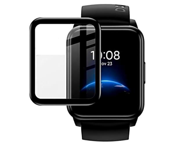 Защитное стекло противоударное SoftGlass Full Cover P ммA для Realme Watch 3 Pro Black