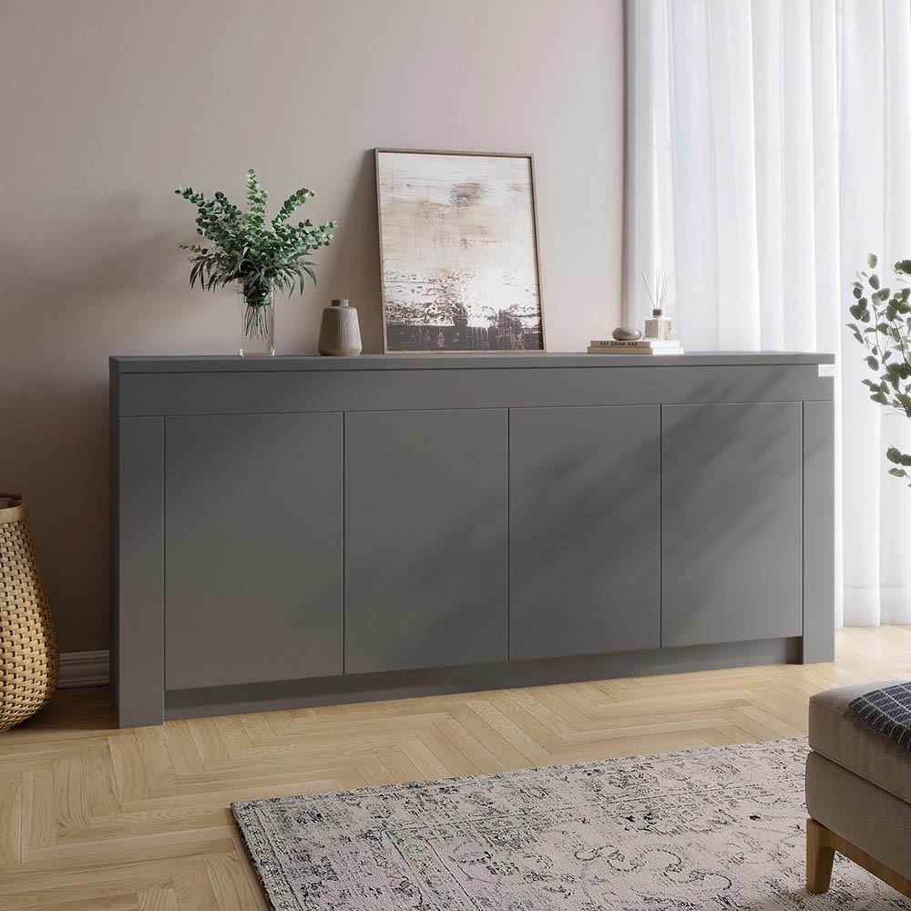 Комод большой Lion Ларри -1 84х190х35 см Антрацит (LION-041029)