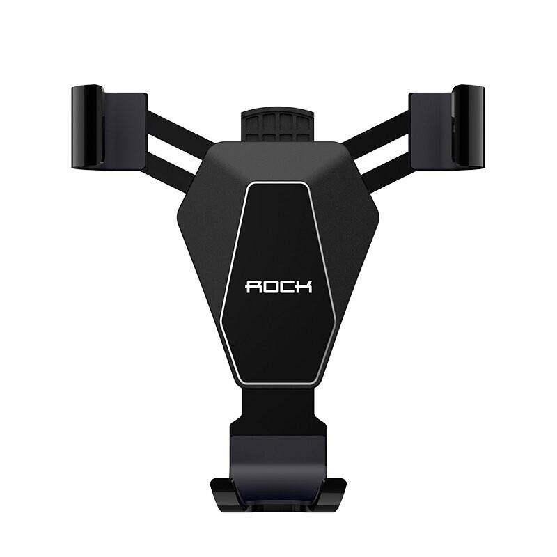 Тримач Rock для телефону Car Holder Gravity Чорний (ZL01)
