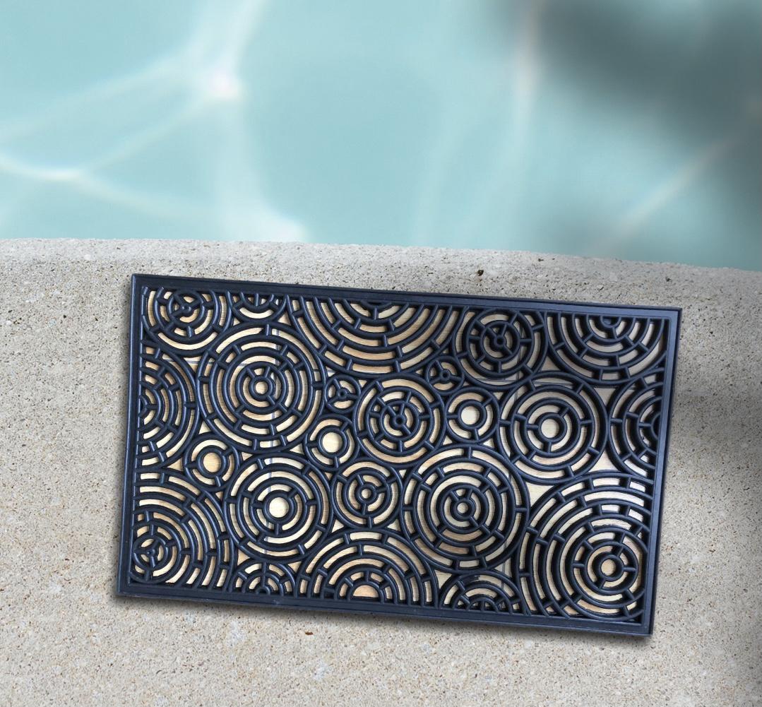 Коврик на порог Лион резиновый ажурный 450х750 мм - фото 3 Коврик на порог Лион резиновый ажурный 450х750 мм - фото 3