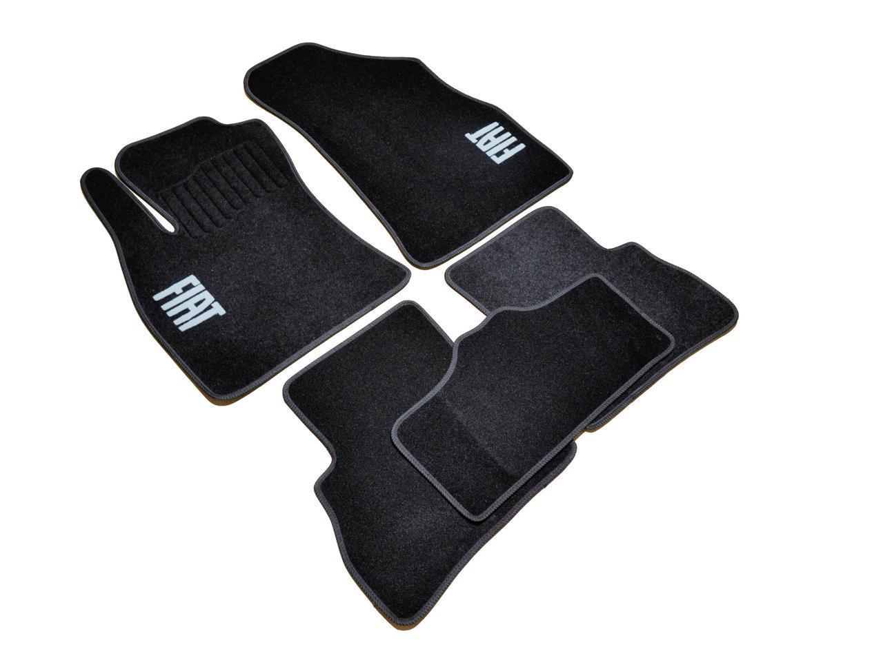 Коврики автомобильные ворсовые в салон для Fiat Doblo II 2010-н. в. МКП 5 мест