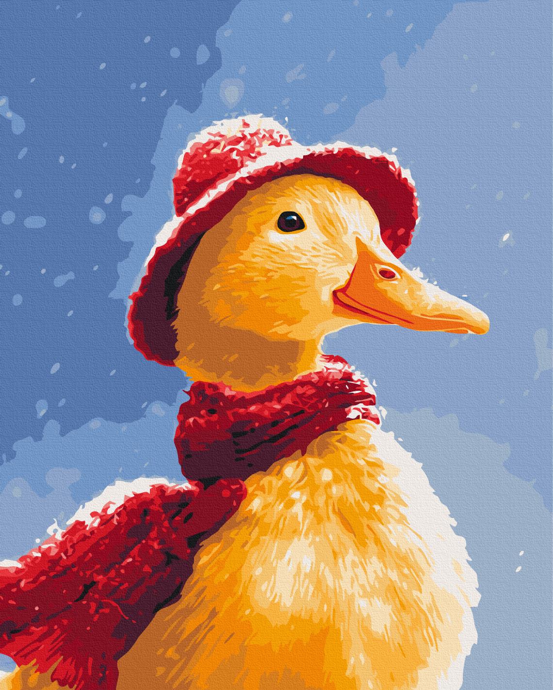 Картина по номерам Brushme Зимняя уточка 40x50 см (BS54488)