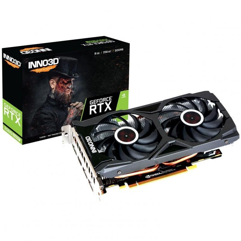 Відеокарта Inno3D GeForce RTX 2060 SUPER Twin X2 OC (N206S2-08D6X-1710VA15L)
