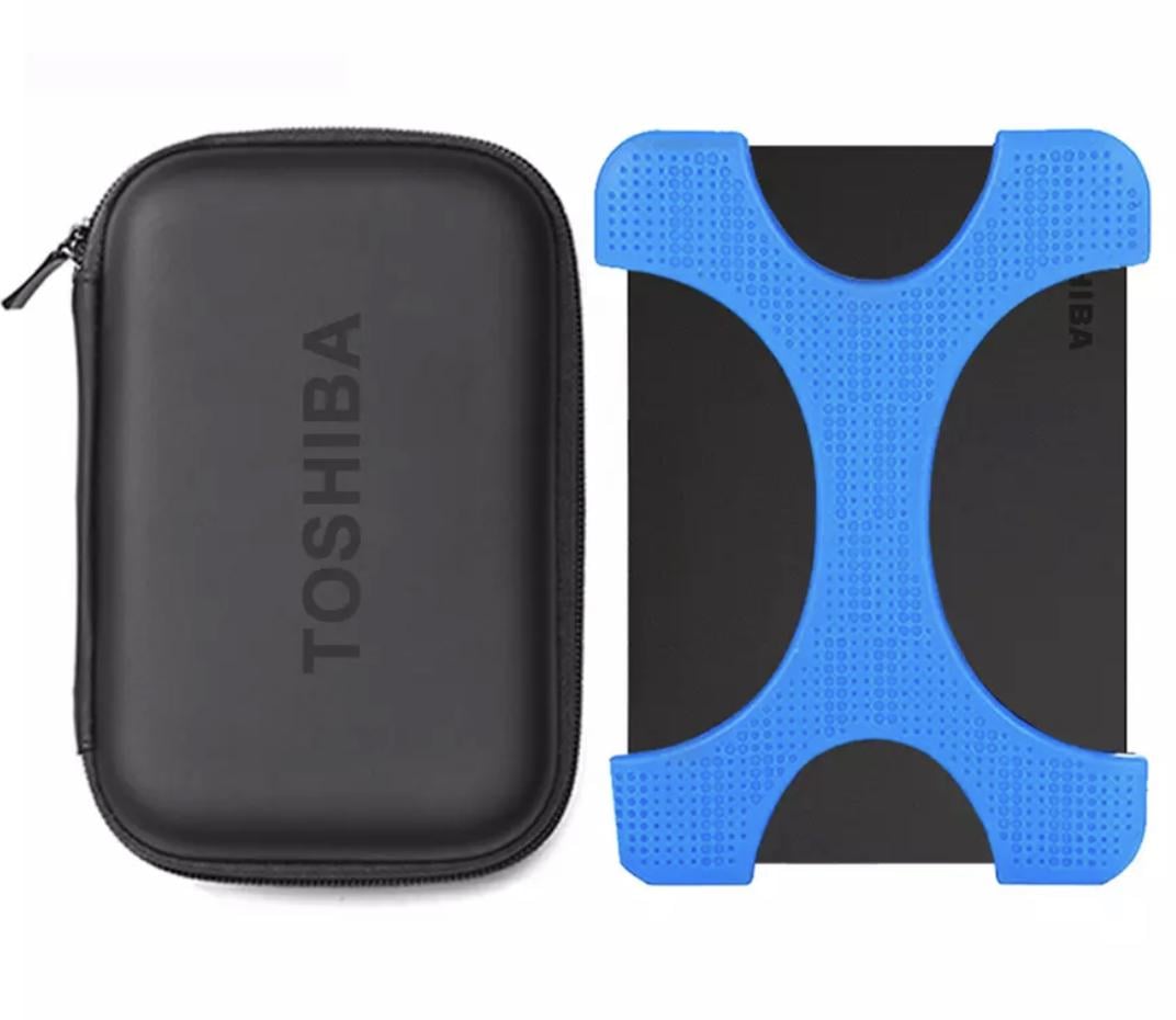Жесткий диск TOSHIBA Canvio A3 500GB USB 3.0 HDD Black и защитный кейс ПК Windows Mac OS Android 500 гигабайт - фото 3 Жесткий диск TOSHIBA Canvio A3 500GB USB 3.0 HDD Black и защитный кейс ПК Windows Mac OS Android 500 гигабайт - фото 3