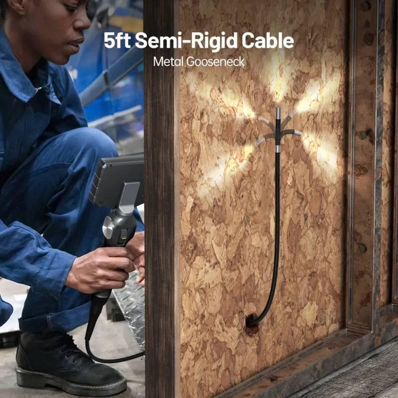 Відеоендоскоп Teslong 2 камери/із поворотною камерою Full HD екран 5" d 6,5 мм/1,55 м (TD500) - фото 6 Відеоендоскоп Teslong 2 камери/із поворотною камерою Full HD екран 5" d 6,5 мм/1,55 м (TD500) - фото 6