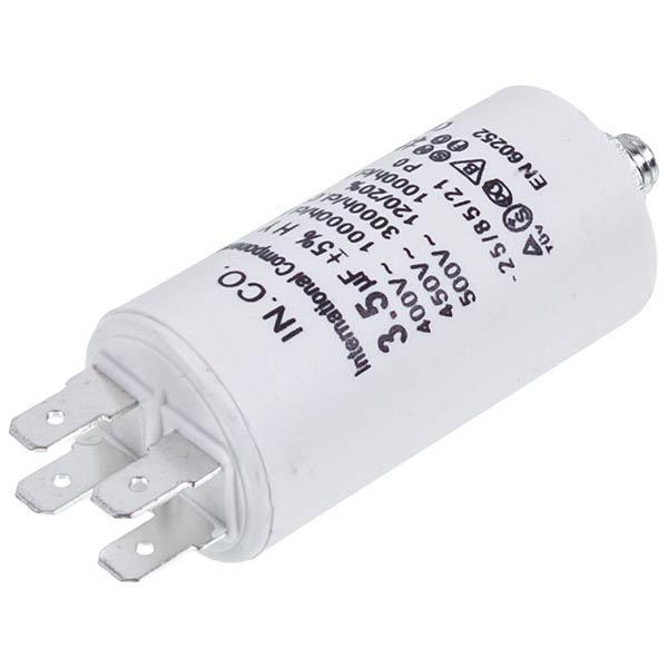 Конденсатор пусковой для стиральной машины 3.5uF 450V CBB60 (00000005993) Конденсатор пусковой для стиральной машины 3.5uF 450V CBB60 (00000005993)