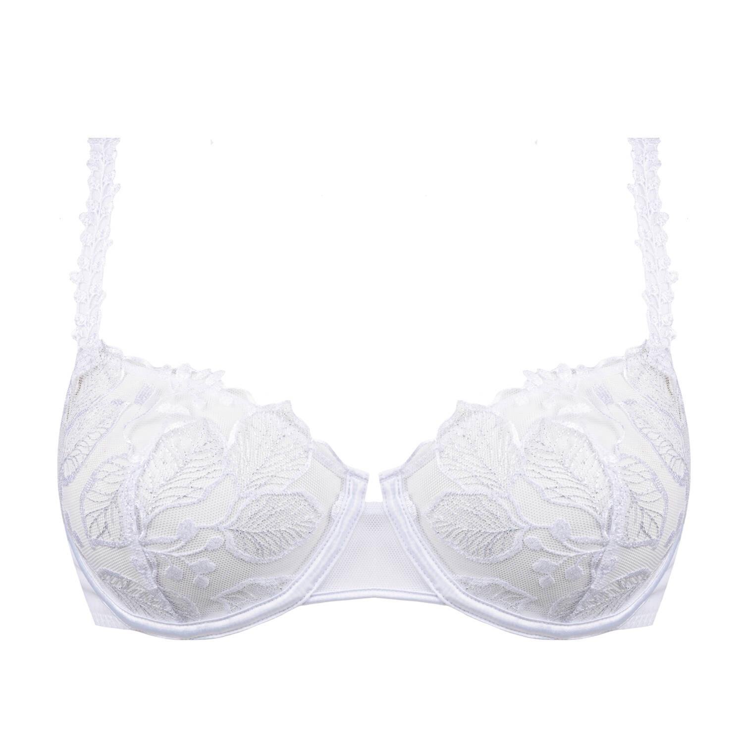 Бюстгальтер балконет Simone Perele 75C Білий (13L330-blanc)