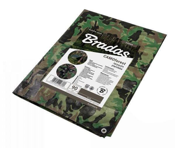 Тент Bradas CAMOforest 4х6 м 90 г/м² Камуфляжный (27188) Тент Bradas CAMOforest 4х6 м 90 г/м² Камуфляжный (27188)