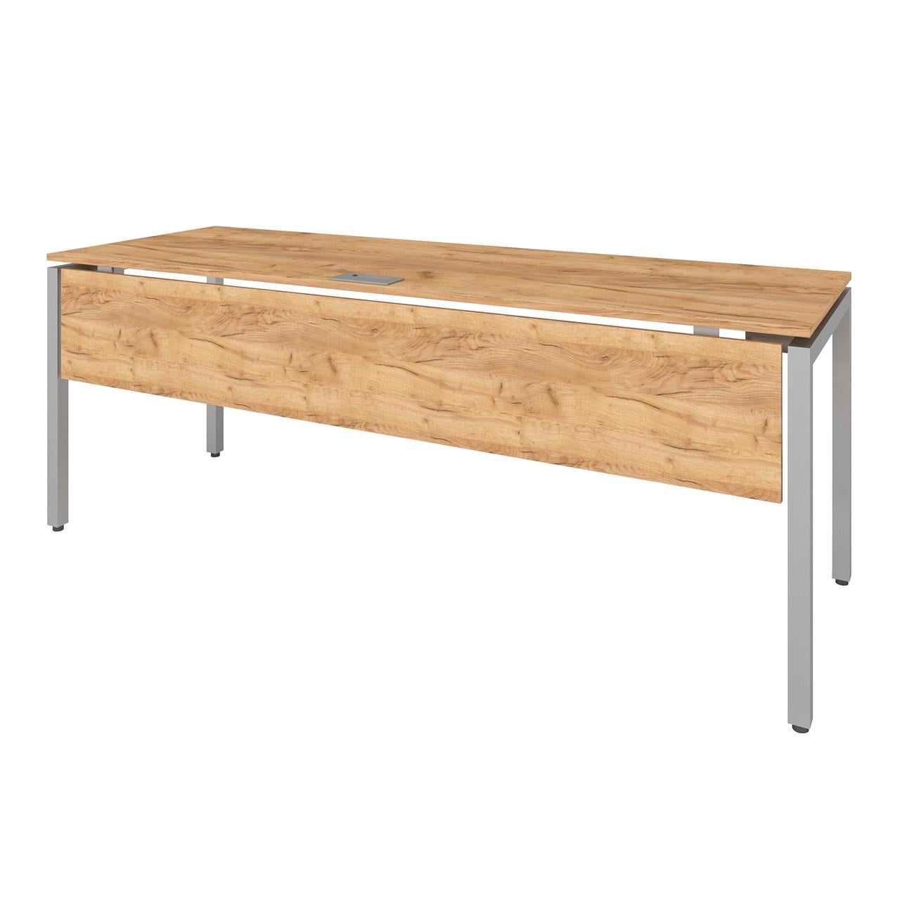 Офисный письменный стол руководителя Loft Details КP200 с царгой Дуб крафт золотой