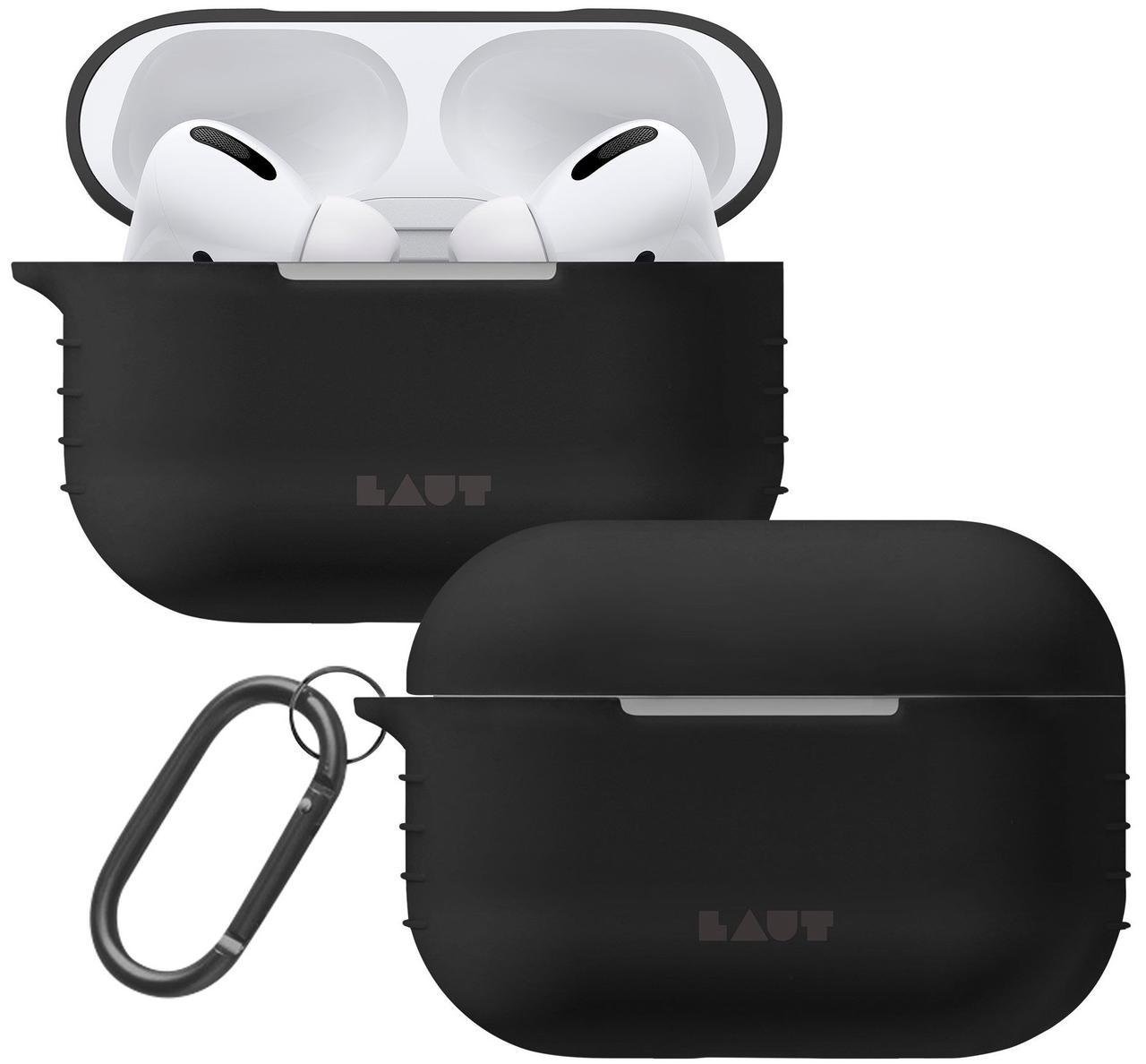 Силиконовый чехол для наушников Laut POD Case for AirPods Pro, Black (L_APP_POD_BK)