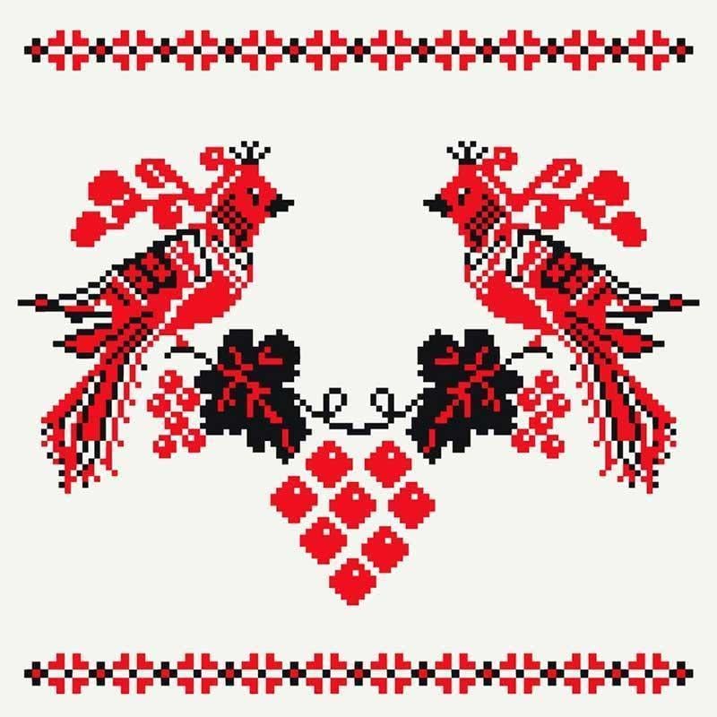 Картина за номерами ART CRAFT Весільний орнамент 30х30 см (13037-AC)
